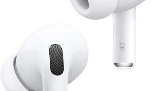 Apple AirPods Pro 2 ワイヤレスイヤーバッド、Bluetooth ヘッドフォン、アクティブノ イズキャンセリング、外部音取り込み、パーソナライズされた空間オーディオ、原音に 忠実なサウンド、H2 チップ、USB-C 充電