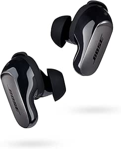 Bose QuietComfort Ultra Earbuds 完全ワイヤレス ノイズキャンセリングイヤホン 空間オーディオ Bluetooth接続 マイク付 最大6時間再生 急速充電 ブラック